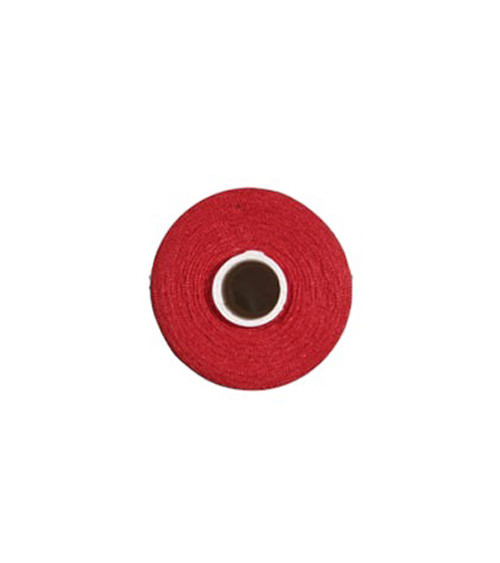 Bobina di filo di poliestere rosso da 1000 m