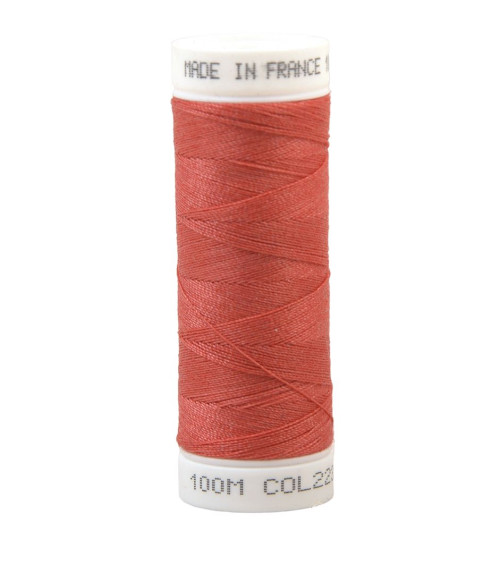 Fil à coudre polyester 100m made in France - rose framboise 223