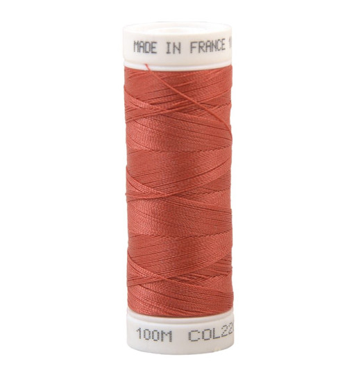 Polyester sewing thread 100m made in France - berlingot red 220