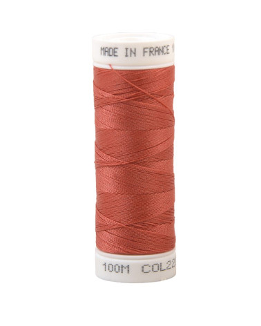 Polyester sewing thread 100m made in France - berlingot red 220