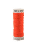 Fil orange fluo polyester 150m Made in France Oeko-Tex