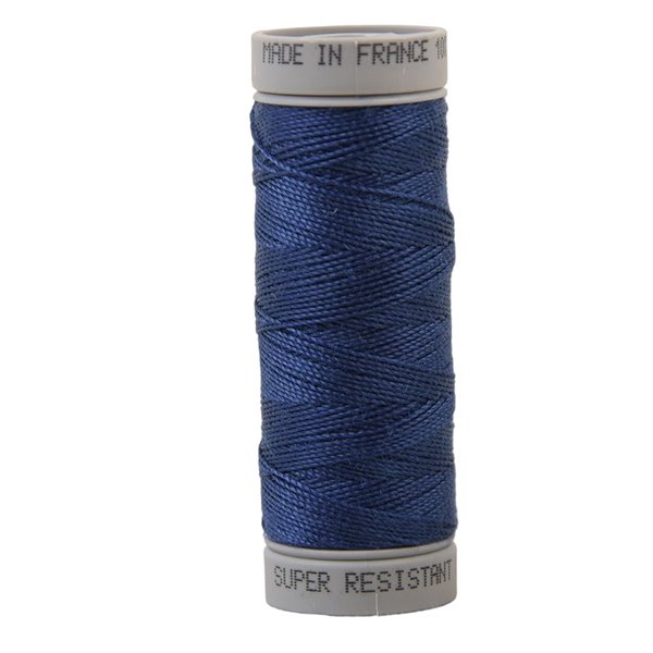 Fil super résistant polyester 50m - Bleu roy C335