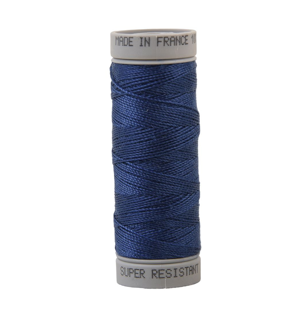 Fil super résistant polyester 50m - Bleu roy C335