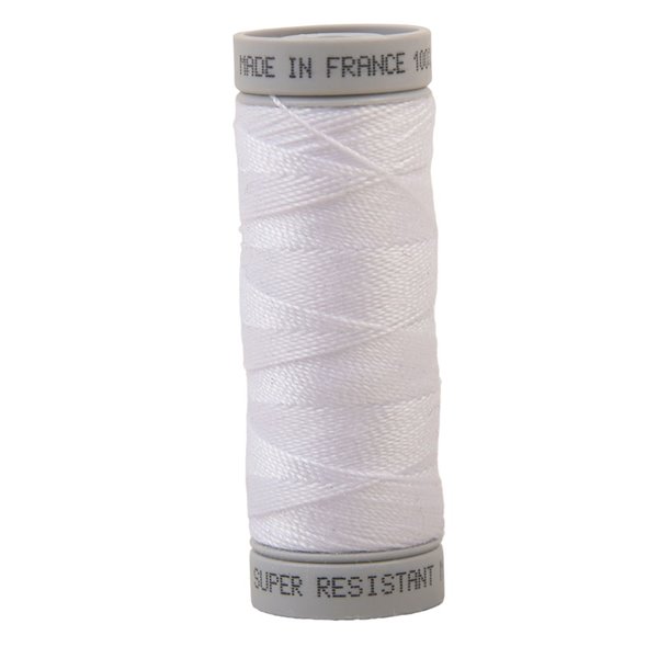 Fil super résistant polyester 50m - Blanc C99