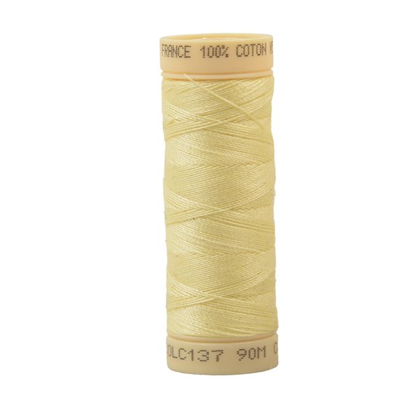 Bobine fil coton 90m fabriqué en France - Or C137