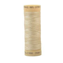 Bobine fil coton 90m fabriqué en France - Ecru C100
