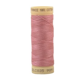 Bobine fil coton 90m fabriqué en France - Rouge opera C35