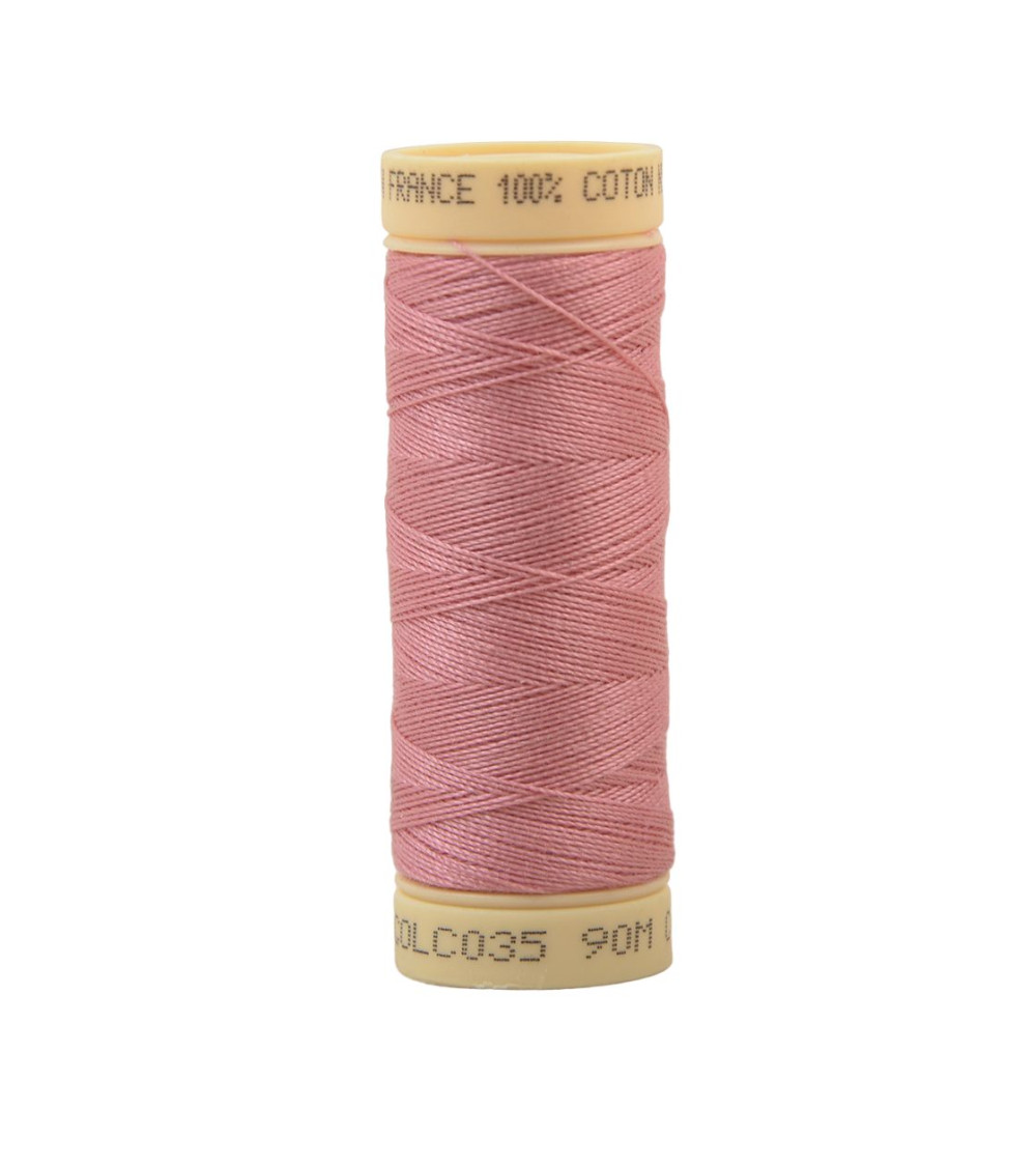 90m cotton thread spool made in France - Opera red C35