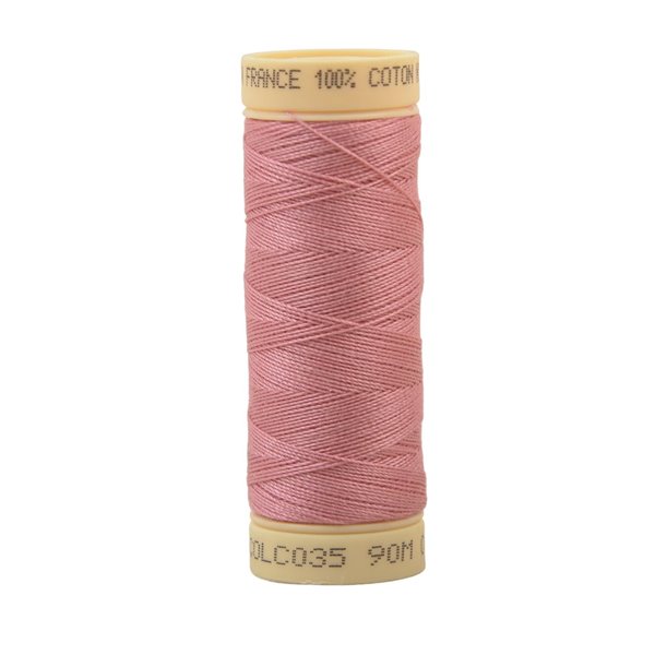 Bobine fil coton 90m fabriqué en France - Rouge opera C35