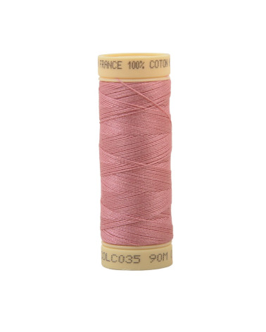 90m cotton thread spool made in France - Opera red C35