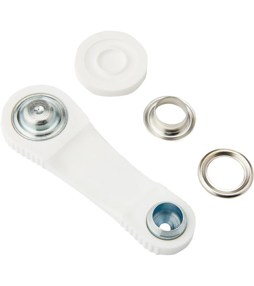 Occhielli e rondelle Prym argento da 11 mm
