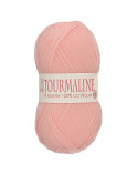 Lot de 2 pelotes de laine layette tourmaline rose layette
