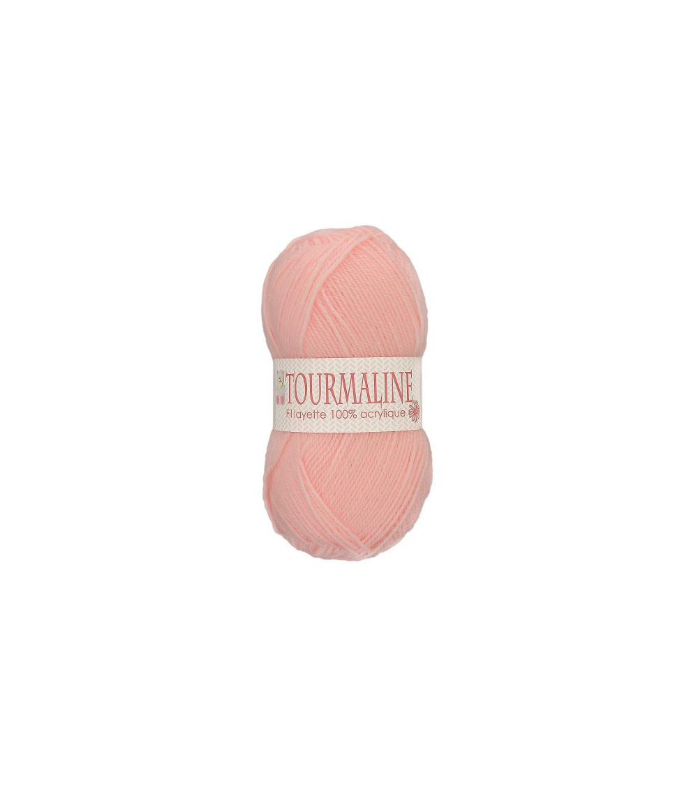 Pack of 2 balls of baby pink tourmaline layette wool