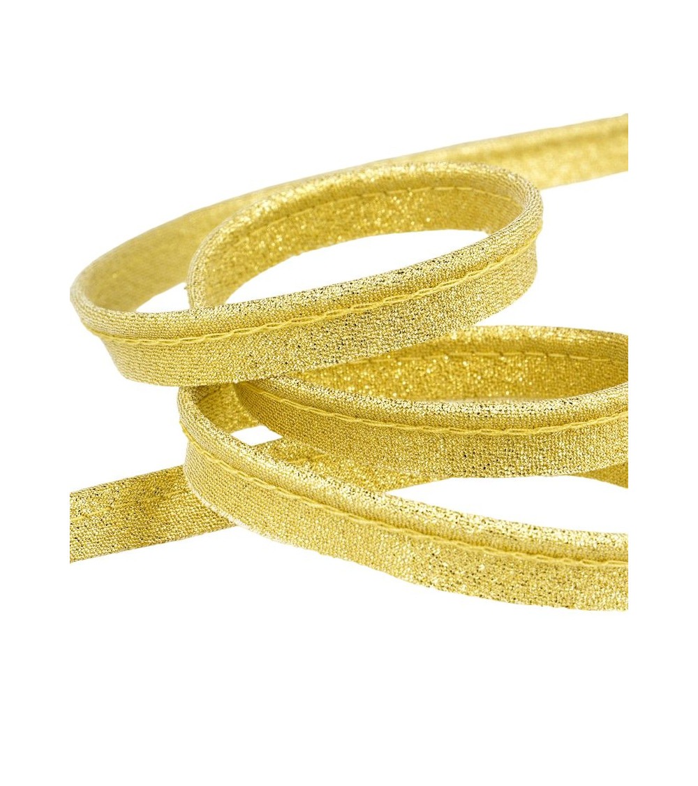 25m spool 5mm gold metallic piping