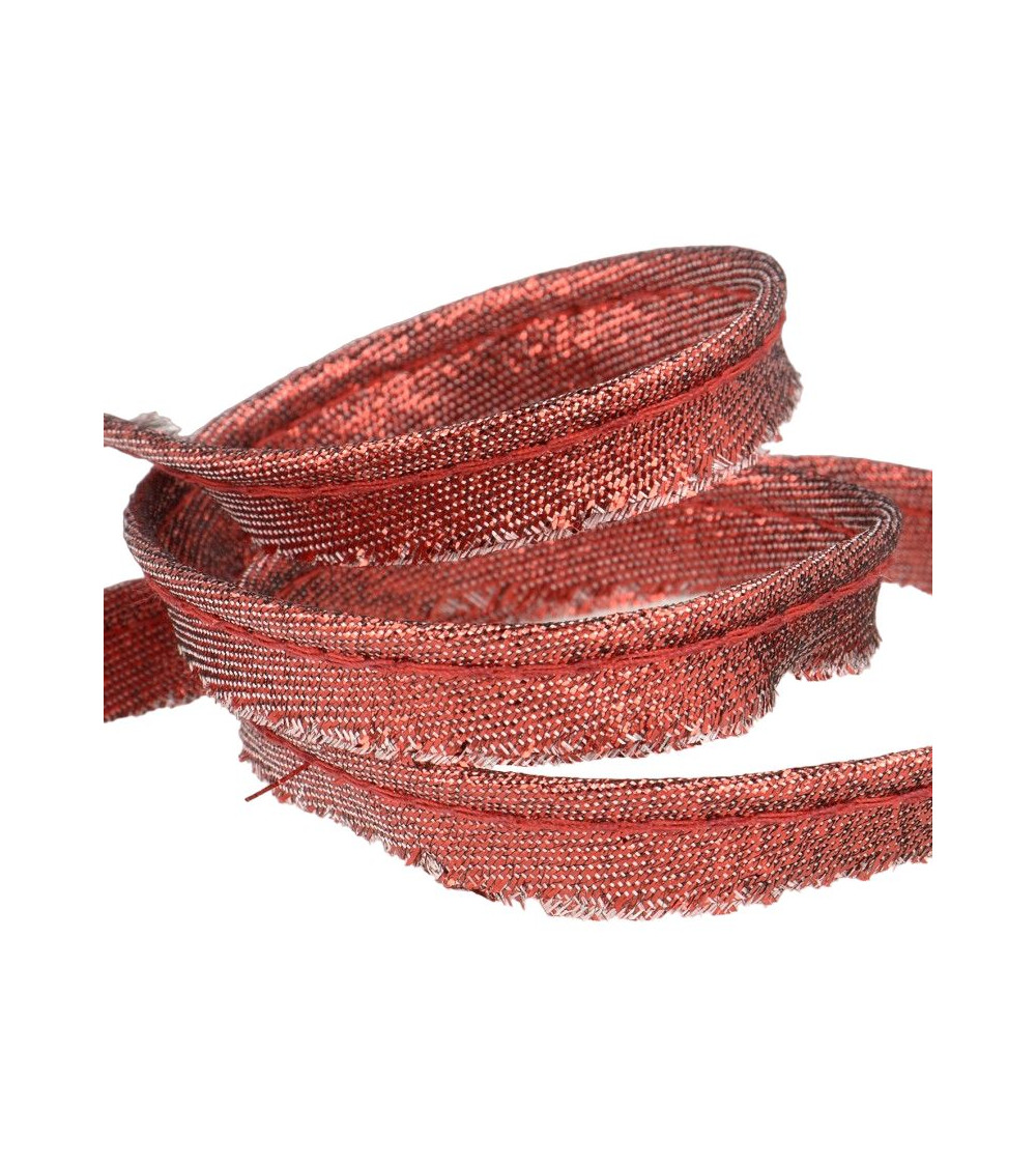 25m spool Red metallic piping 5mm
