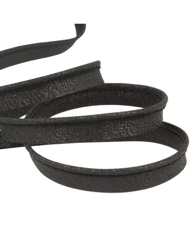 25-m-Spule. Schwarze Metallpaspelierung, 5 mm