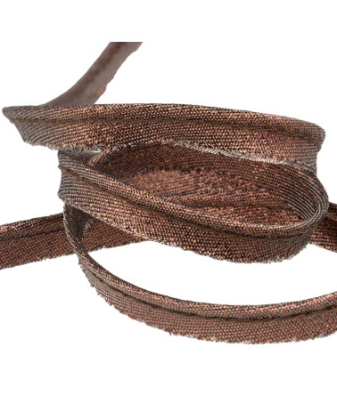 25-m-Spule. Braune Metallpaspelierung, 5 mm