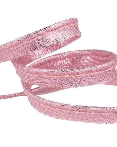 25m spool Light pink metallic piping 5mm