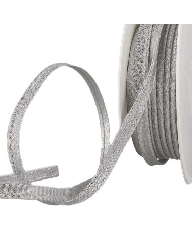 25m spool Silver metallic piping 10mm