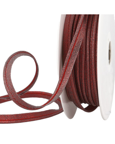 25m spool of red metallic piping 10mm