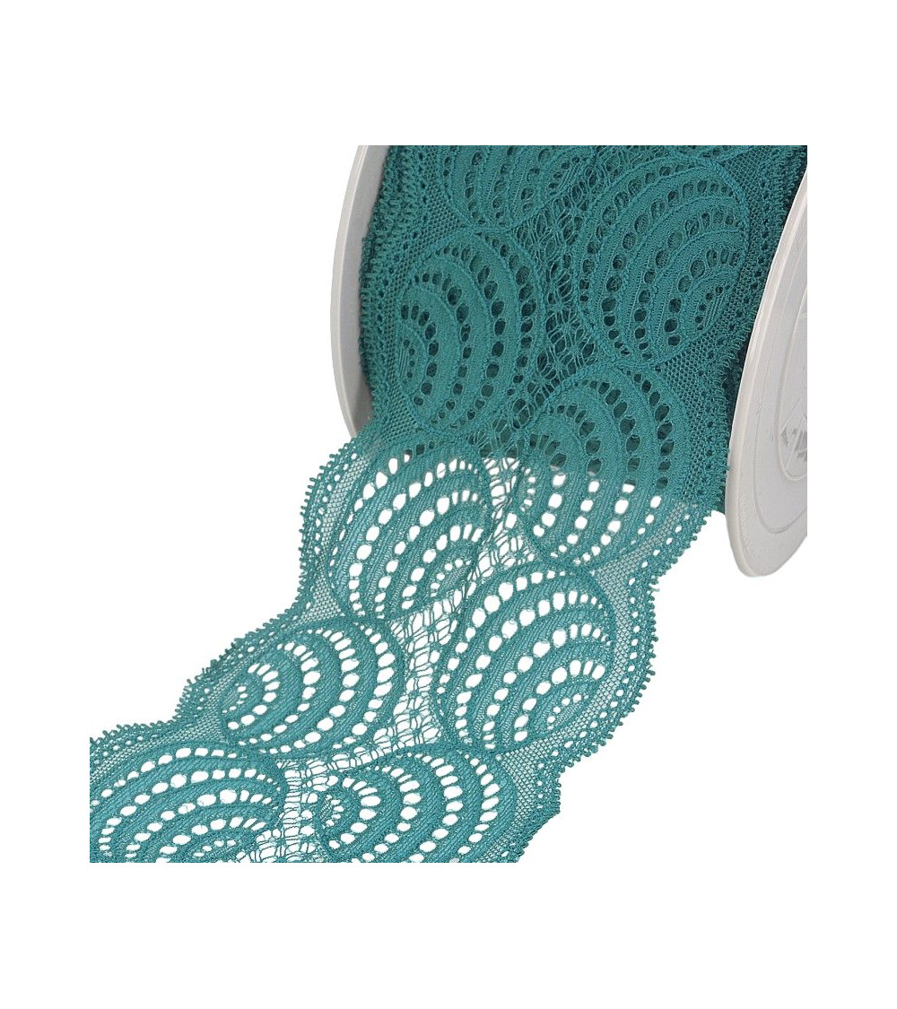 Bobina 15m Laccio elastico Blu anatra 100mm