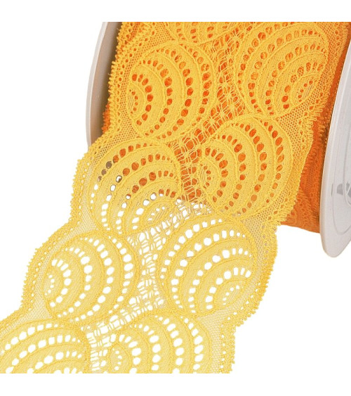 Spool 15m Yellow elastic lace 100mm