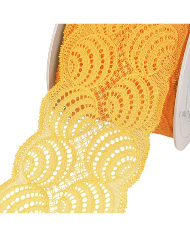 Spool 15m Yellow elastic lace 100mm