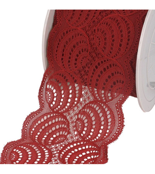 Spool 15m Elastic Lace Red 100mm
