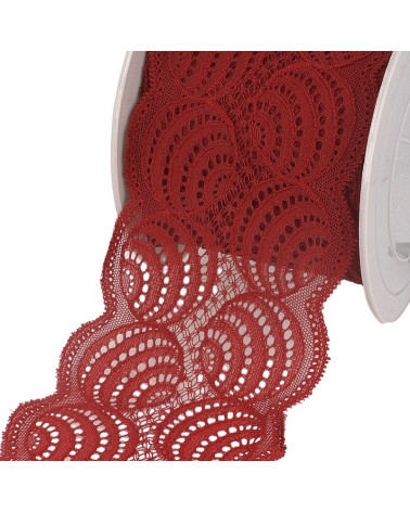 Spool 15m Elastic Lace Red 100mm