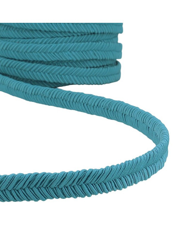 15-m-Rolle Stahlblaues Fischgrätengeflecht 15 mm