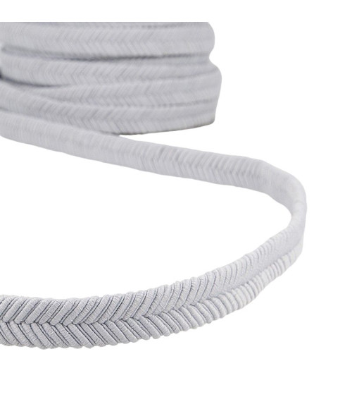 15m reel Light Gray herringbone braid 15mm
