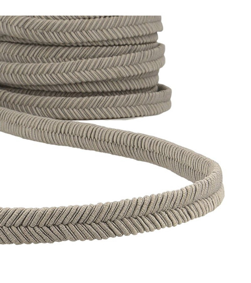 15m reel Medium Gray herringbone braid 15mm