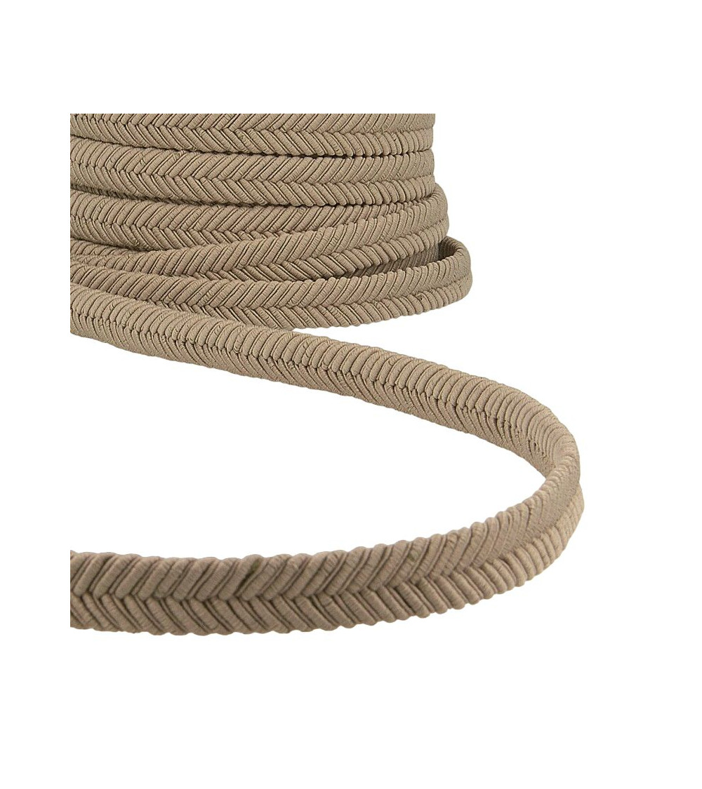 15m reel Taupe herringbone braid 15mm