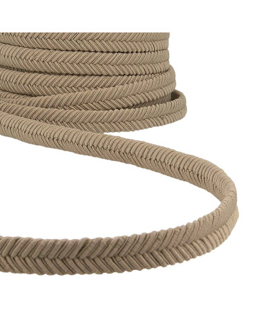 15m reel Taupe herringbone braid 15mm