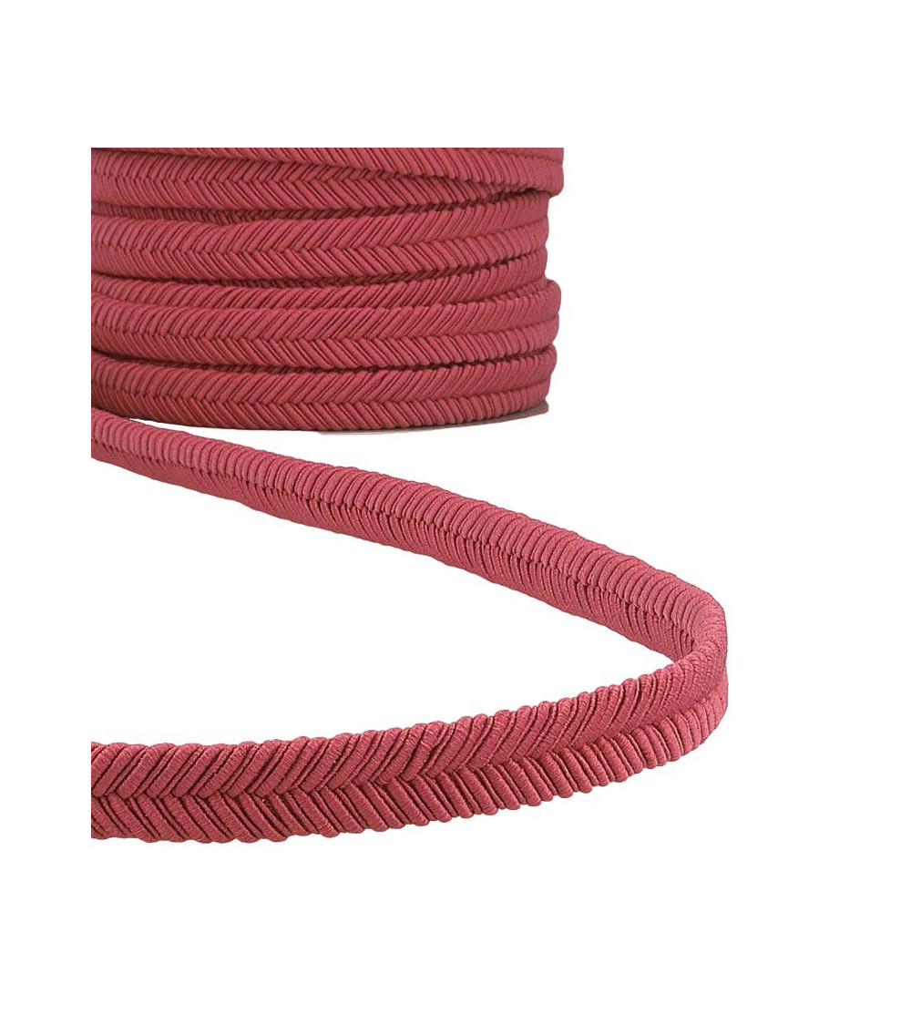 15m reel of Old Pink herringbone braid 15mm