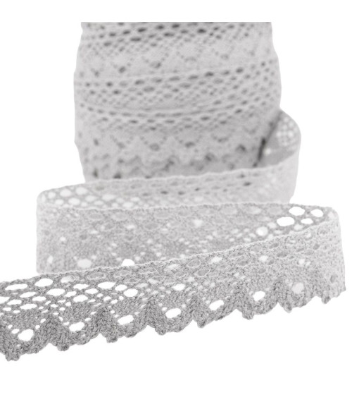 25m Spool Medium Gray Lace 28mm