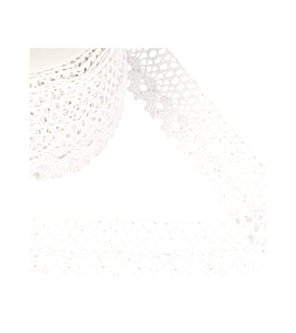 Spool 25m White Lace 35mm