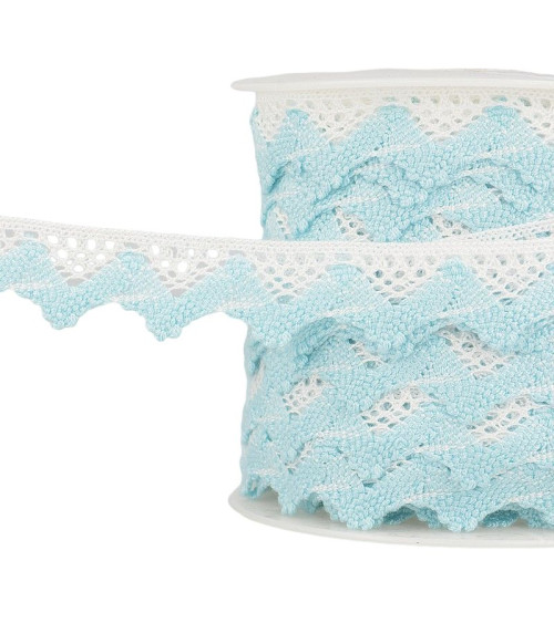 Spool 25m Wave lace Blc/blue Steel 20mm