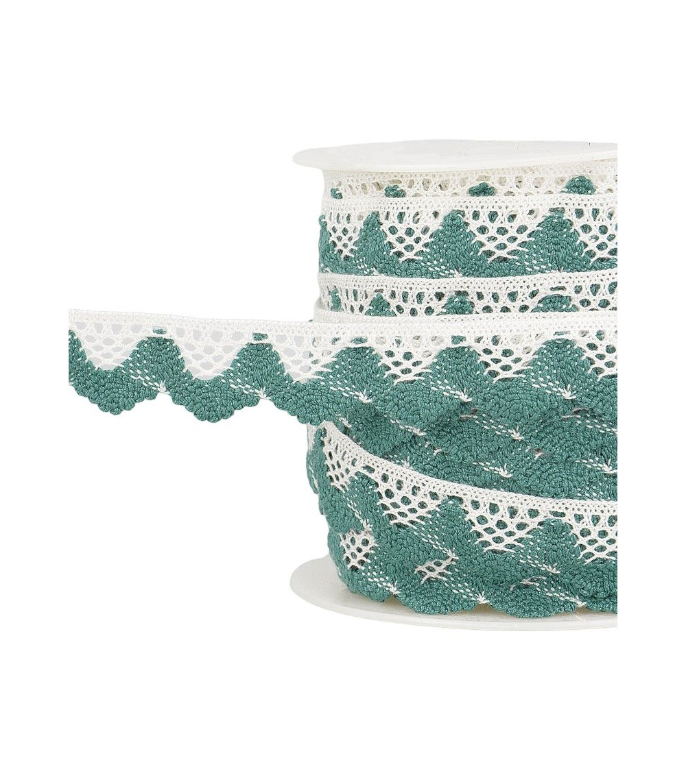 Spool 25m Wave lace Blc/duck blue 20mm