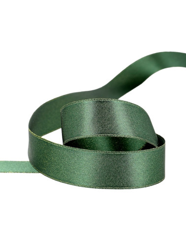 25m Floppy Disk Satin Glitter Bottle Green