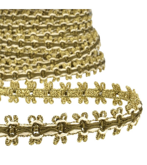 20m reel gold braid 18mm Olive Green