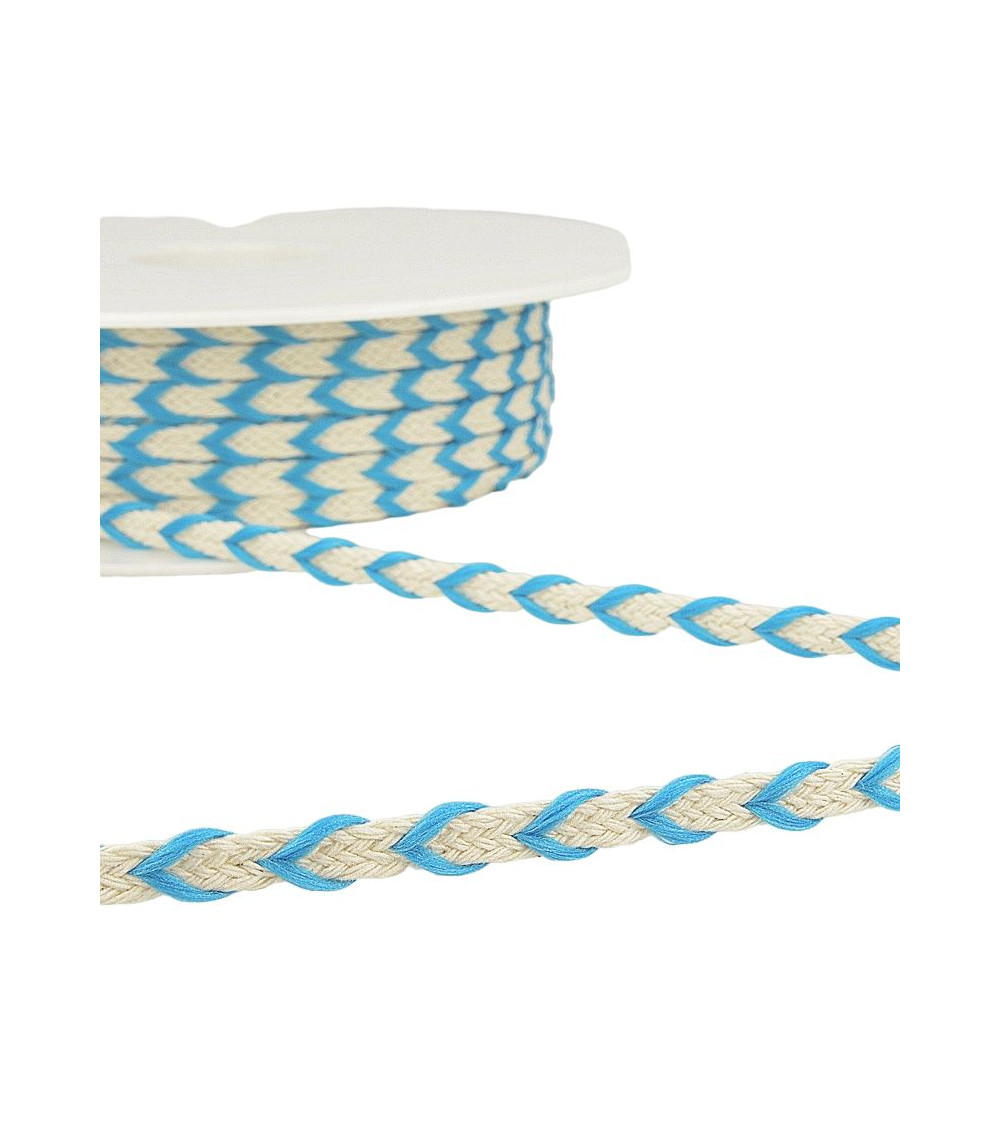 25m reel two-tone braid 6mm Steel Blue