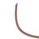 Bobine 25m tresse zigzag 8mm Anis/Rose Fuchsia 