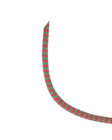 25m spool zigzag braid 8mm Anise/Fuchsia Pink