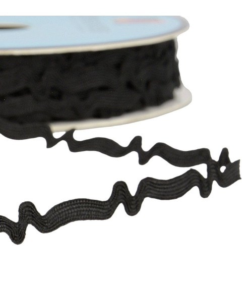 25m reel asymmetrical serpentine 8mm Black