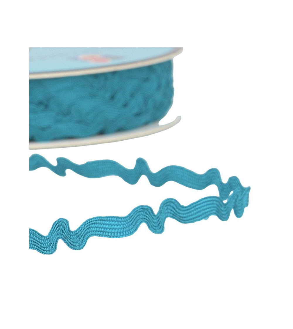 25m spool of asymmetrical serpentine 8mm Steel blue