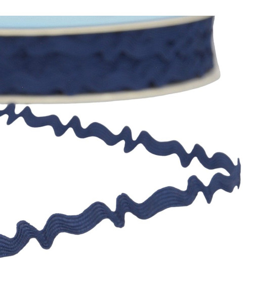 25m reel asymmetrical serpentine 8mm Navy blue