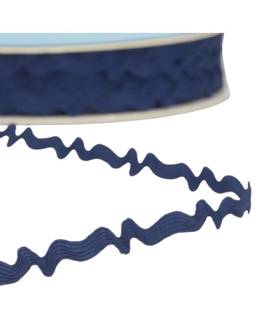 25m spool of asymmetrical serpentine 8mm Navy blue