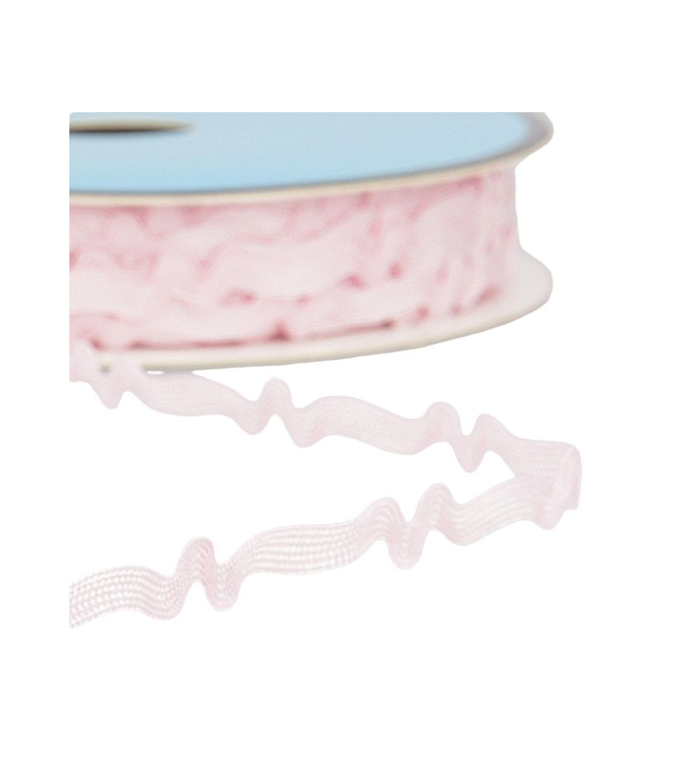 25m spool of asymmetrical serpentine 8mm Pink
