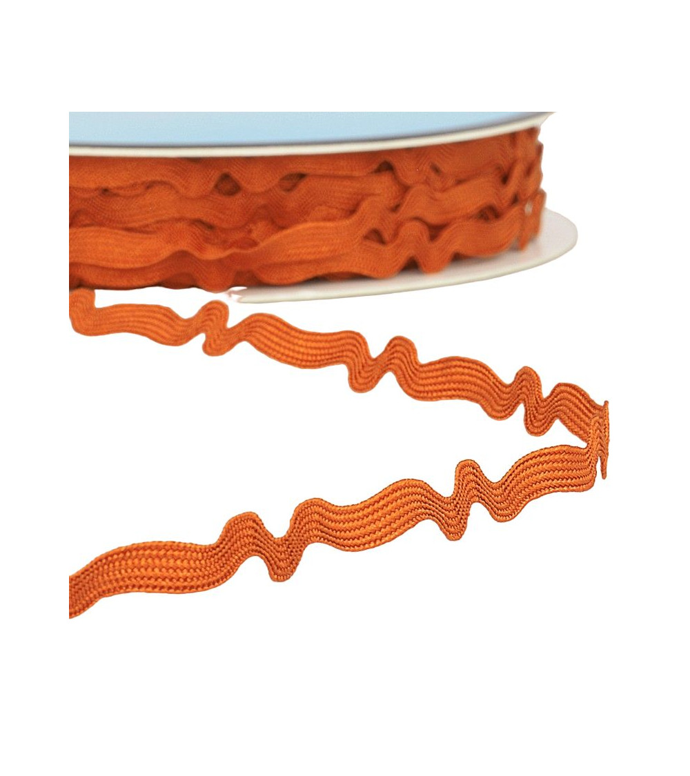 25m spool of asymmetrical serpentine 8mm Orange